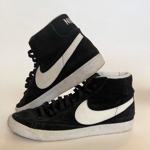 Nike blazers (Black and white) Mens